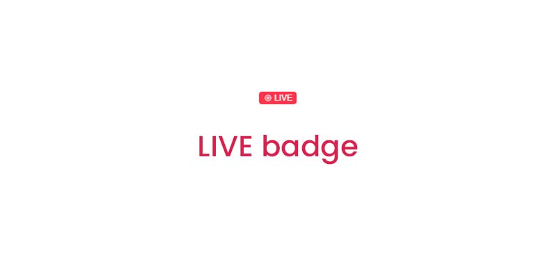 LIVE badge