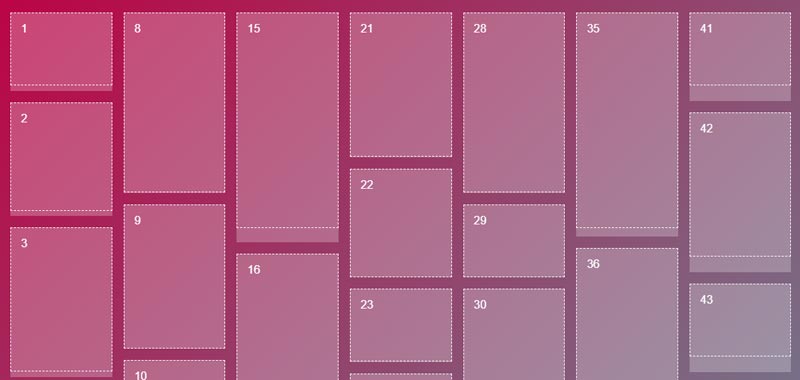 Pinterest Style Masonry Grid with Flexbox