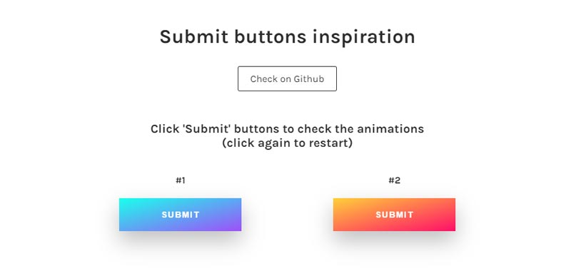 Submit buttons inspiration
