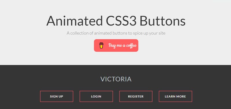 Animated Flat Buttons