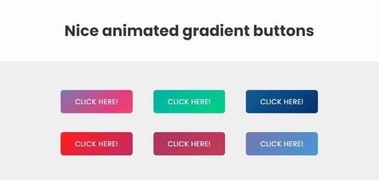 Top 10 CSS Gradient Buttons - Stackfindover