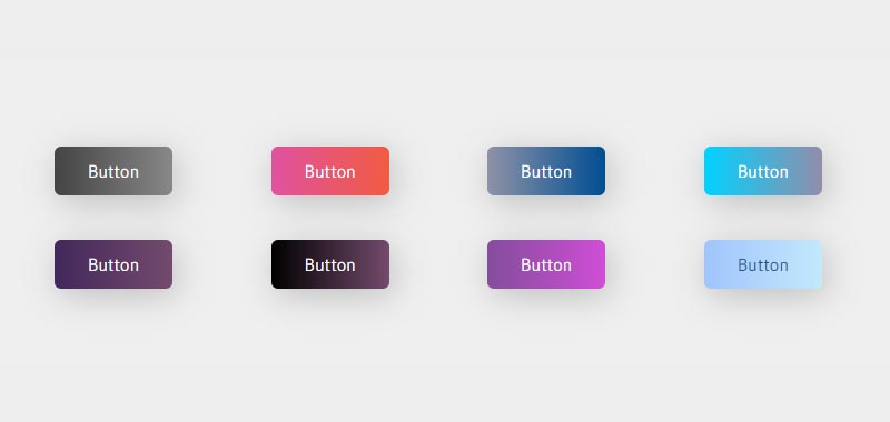 Pure CSS Gradient Button