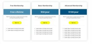 CSS Pricing Table [ 15+ Pricing Table Examples ]