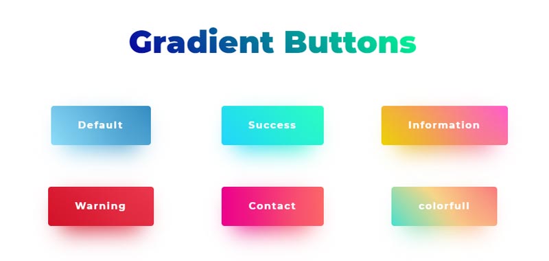 Ui Gradient Buttons