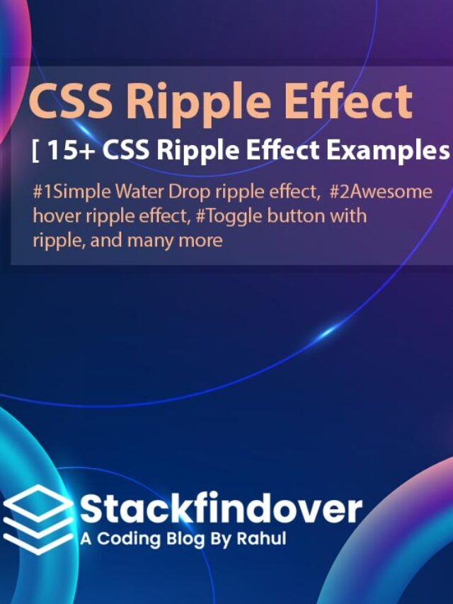 CSS Ripple Effect Examples 2023