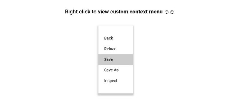 Jquery Context Menu Best 10 Right Click Menu Examples