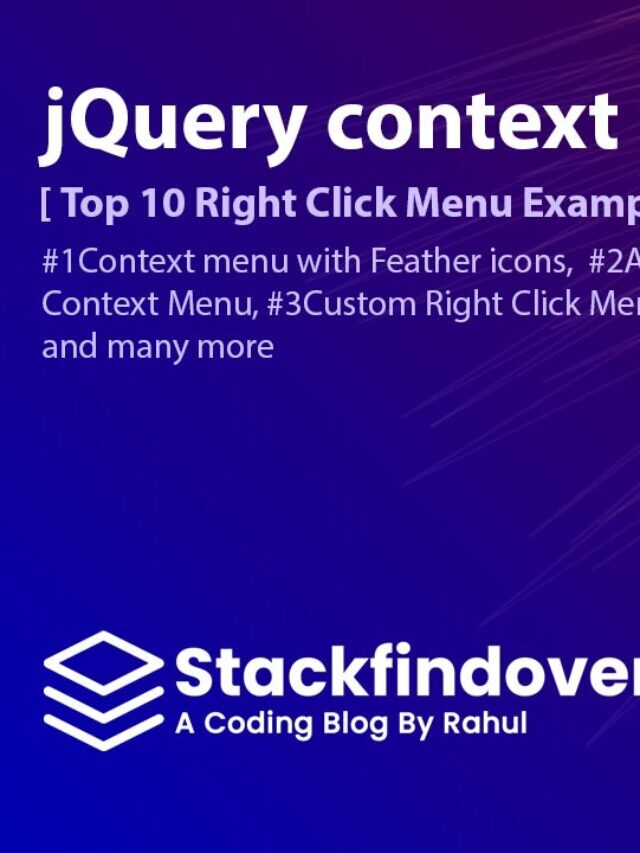 Top 10 Right Click Menu Examples