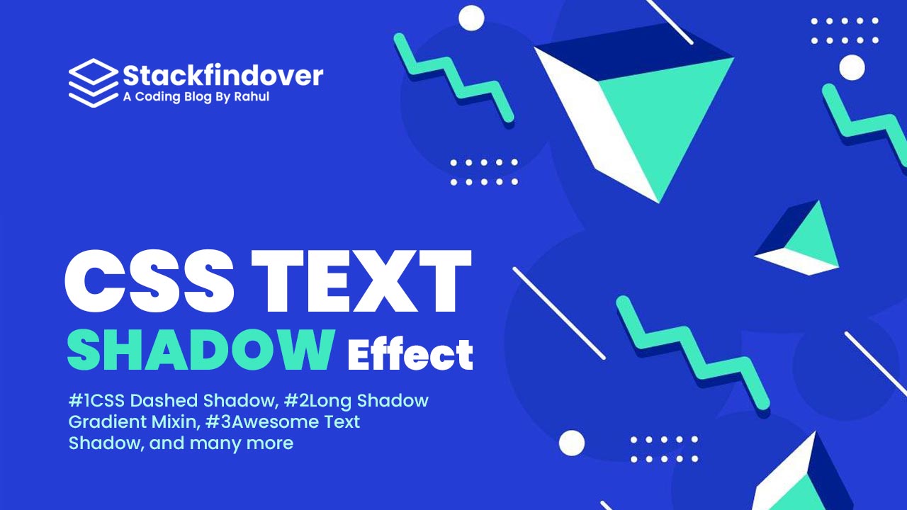 CSS Text Shadow Effect examples