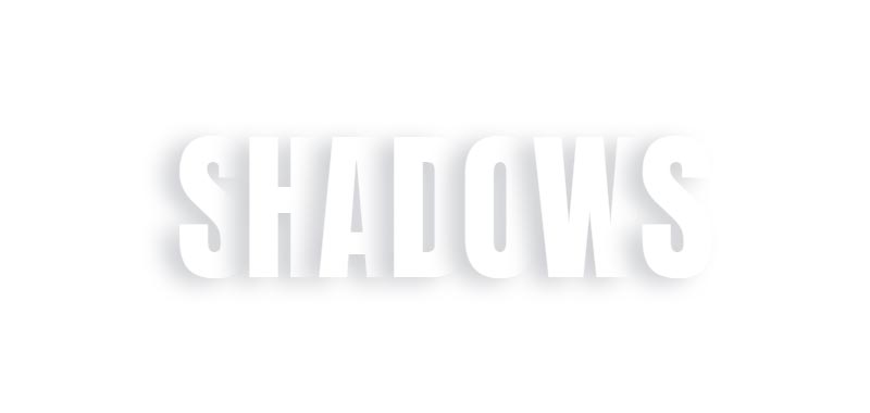 HTML & CSS Fancy text shadow