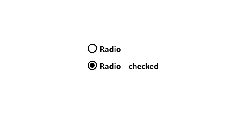 Pure CSS Custom Radio Buttons