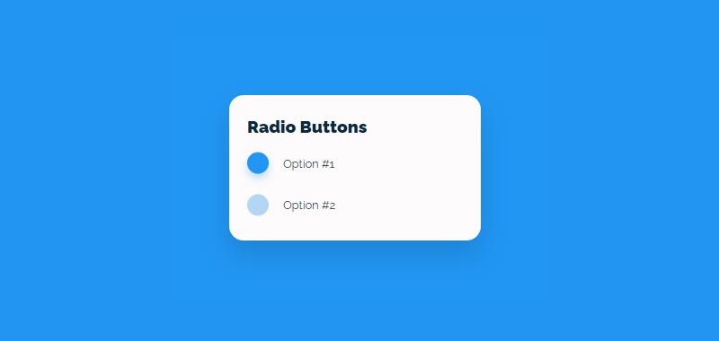 Radio Buttons Interaction 