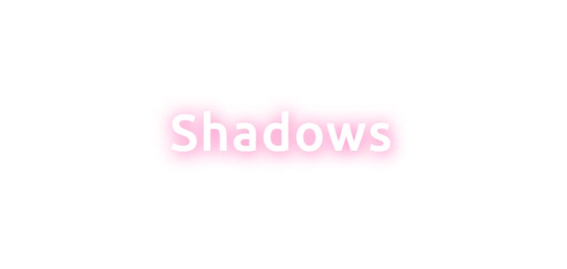 Smoky Text Shadow Effect
