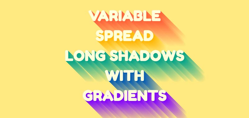 Variable Longshadow With Gradients Mixin