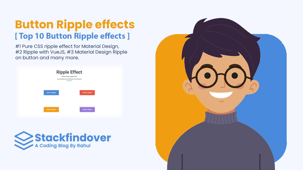 Top 10 Button Ripple effects - Stackfindover