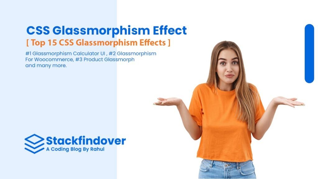 Top 15 CSS Glassmorphism Effects