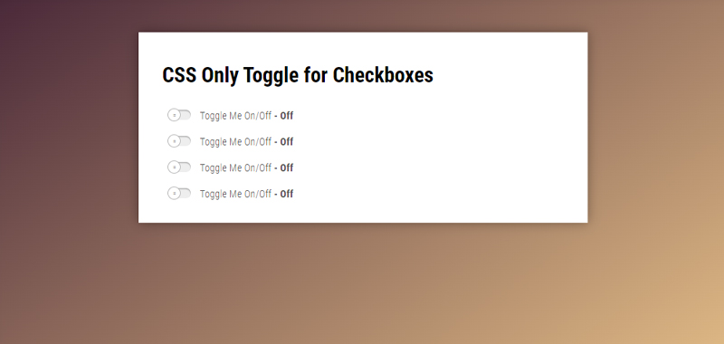 CSS Toggle Switch 2