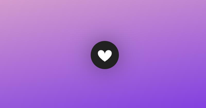 Animated Pure CSS Like Button Animation