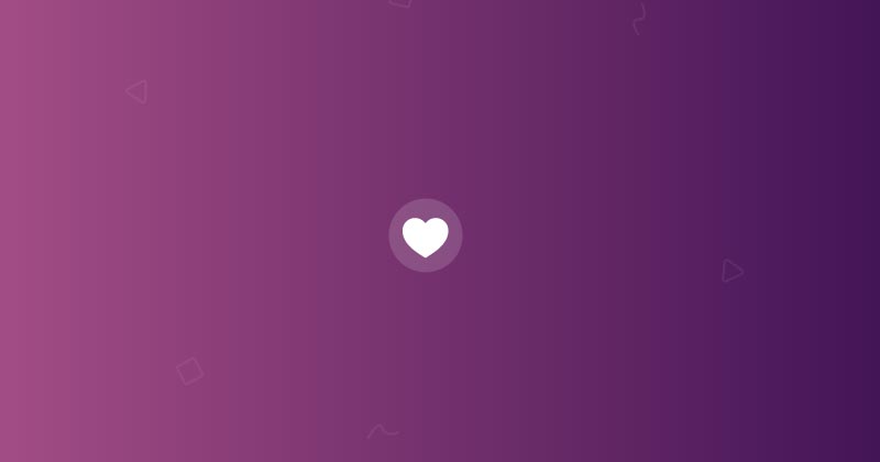Heart button with animation