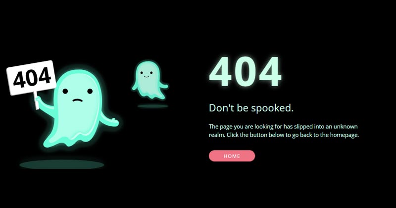 404 Error Page: Animated SVG GSAP