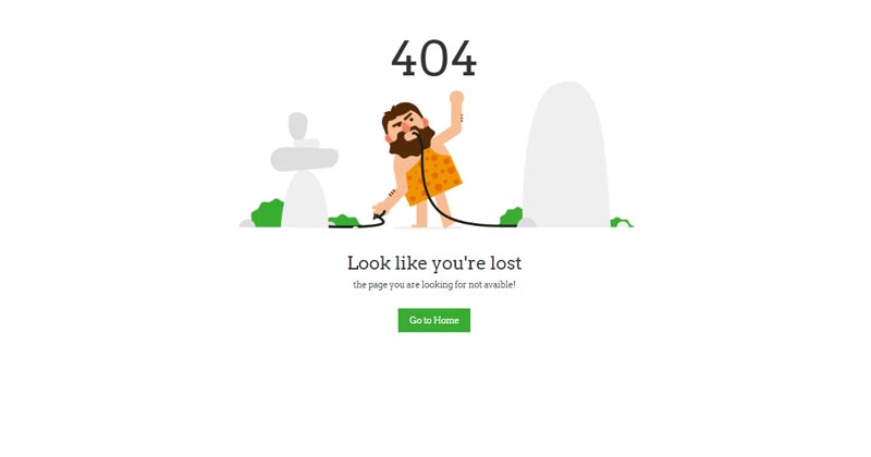 404 page error template