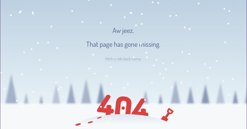 Fargo 404 page template