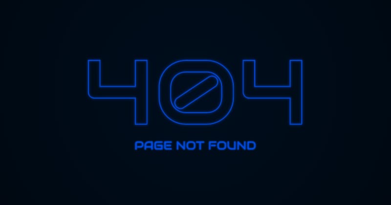 Neon - 404 Page Not Found
