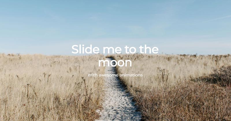 Simple animated slider with Slick.js