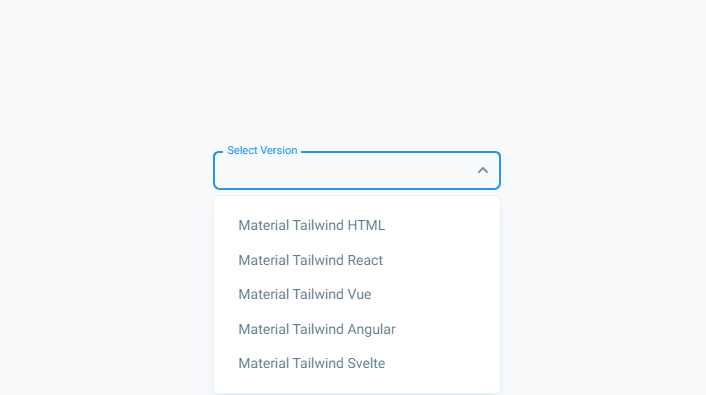 Tailwind CSS Select - React
