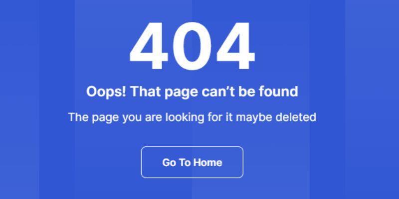Tailwind CSS Error Pages Components