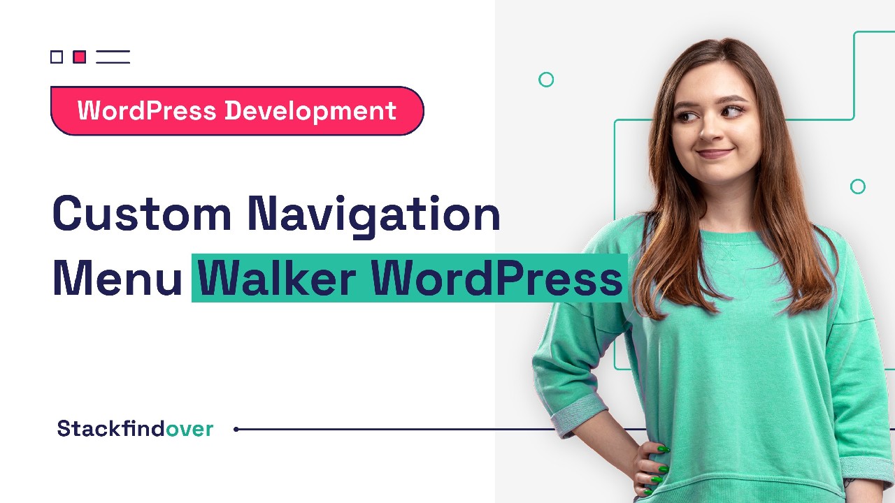 Custom Navigation Menu Walker WordPress