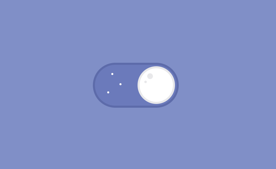 Pure CSS Day Night toggle switch