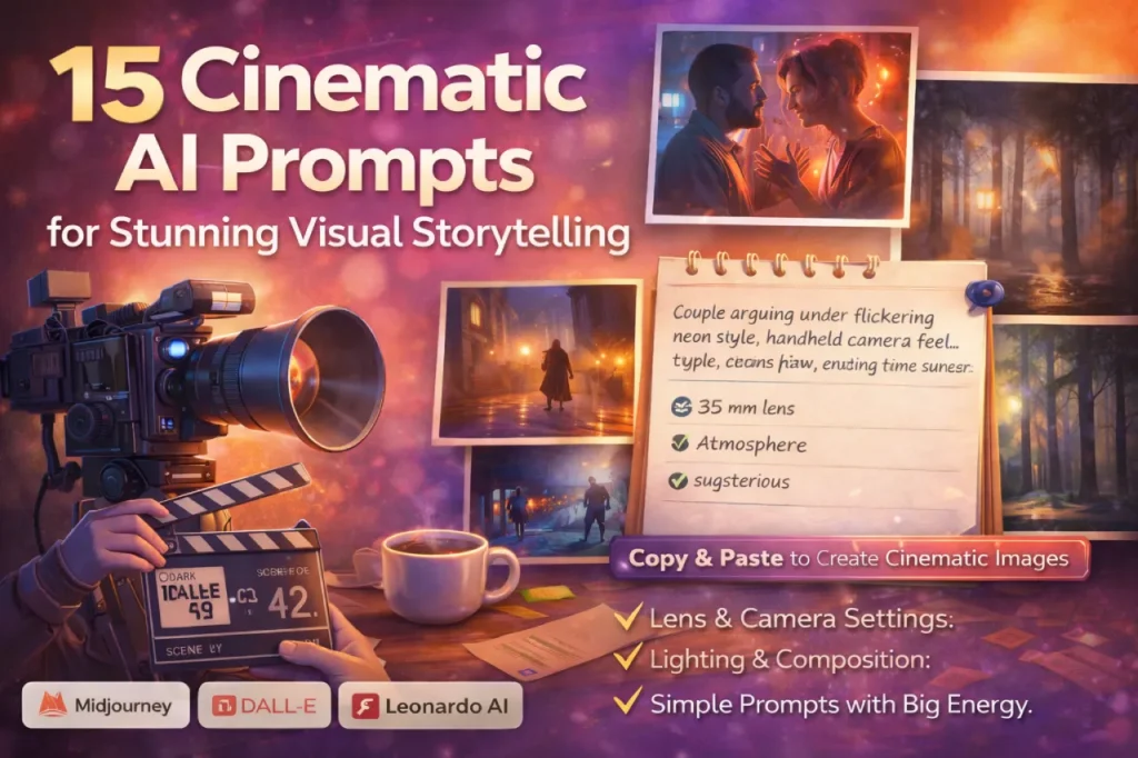 15 Cinematic AI Prompts for Stunning Visual Storytelling