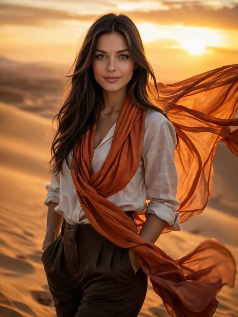 cinematic desert gemini ai photo prompt