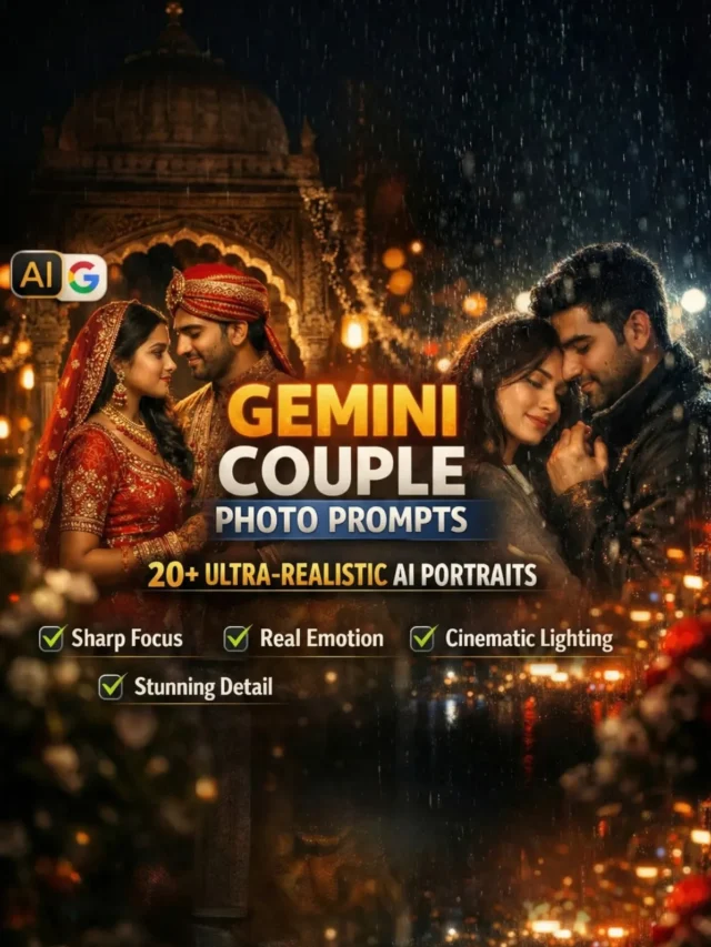 Gemini AI Magic: Create Consistent Couple Photos (20+ Prompts!)