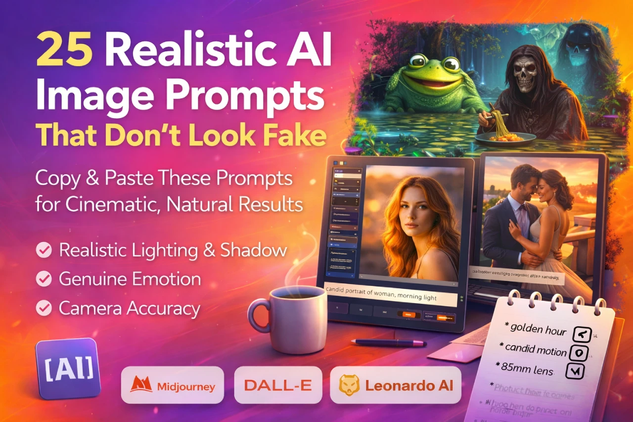 realistic AI image prompts