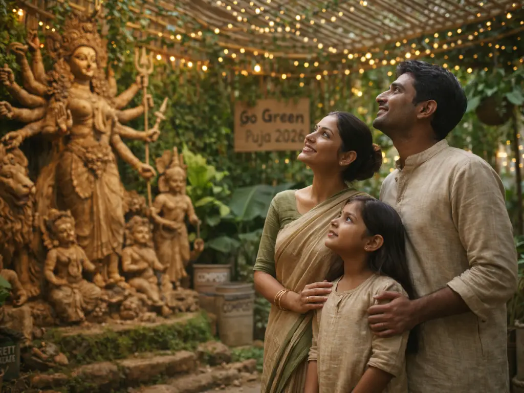 Eco-Theme Puja Pandal