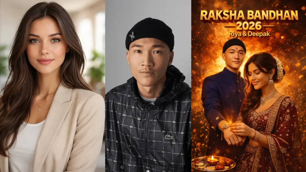 Raksha Bandhan AI Prompt Bollywood Poster