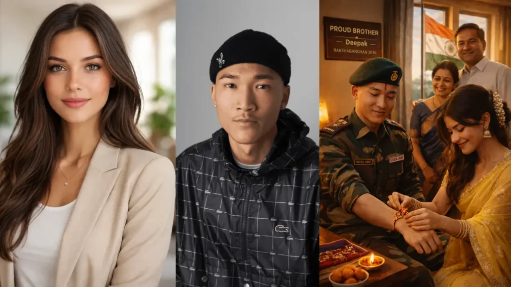 Raksha Bandhan AI Prompt Indian Army Pride Scene