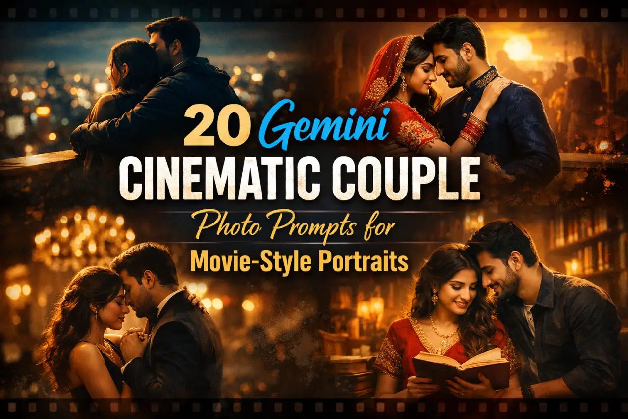 gemini cinematic couple photo prompt
