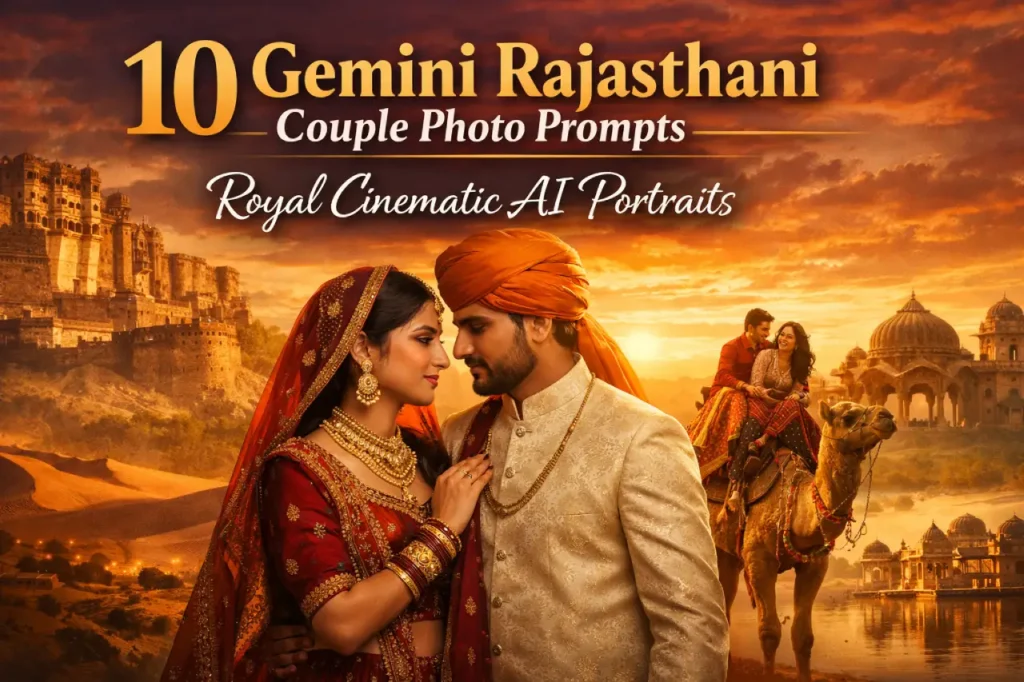 Gemini Rajasthani Couple Photo Prompts