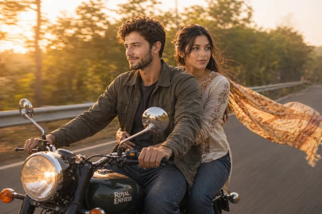 Bike Ride on an Empty Road Prompt