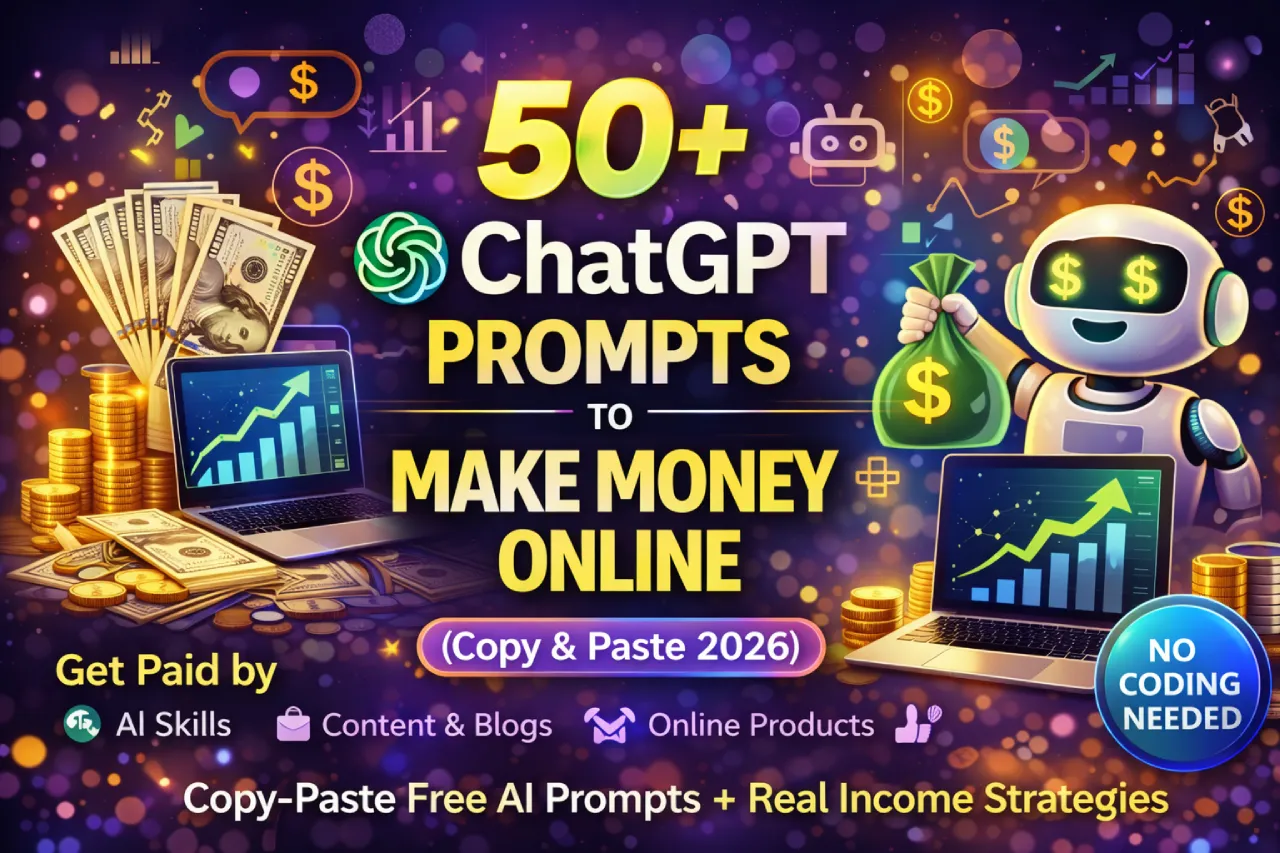 ChatGPT prompts to make money online for beginners