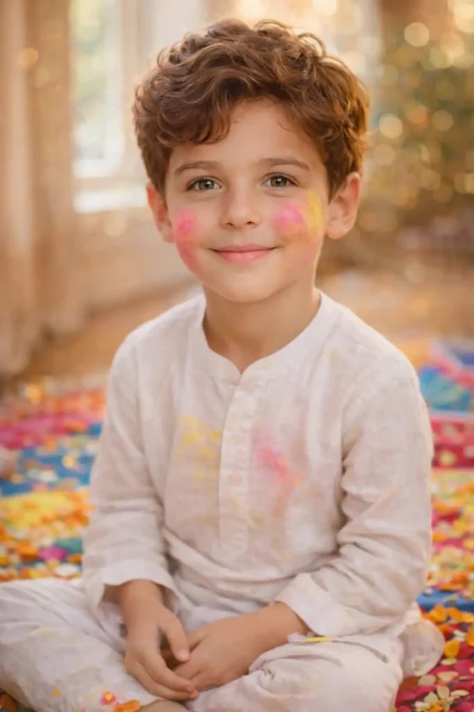 Holi AI Kids Photo Editing Prompts 