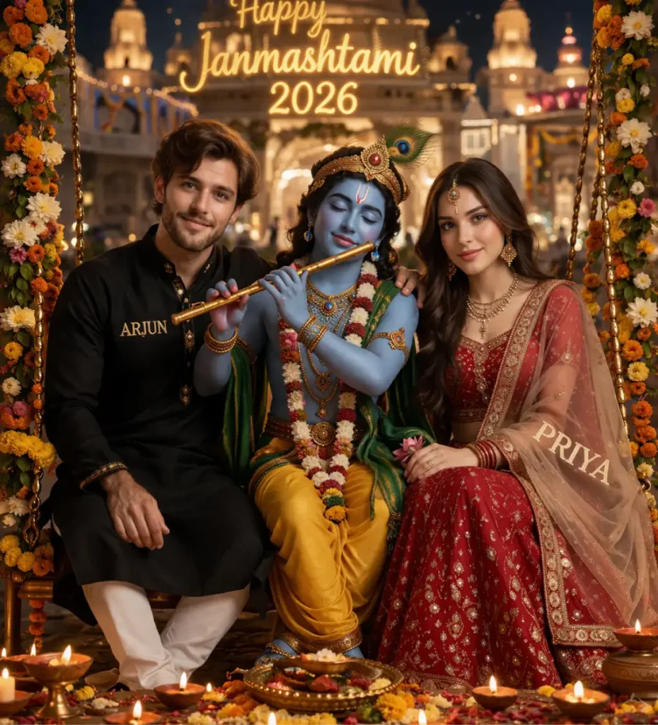 Krishna swing couple AI prompt