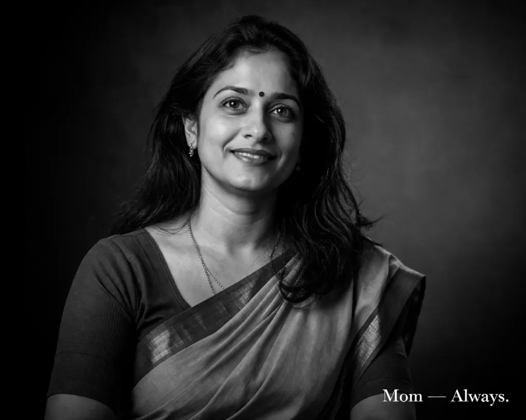 Monochrome Mother’s Day portrait Prompt