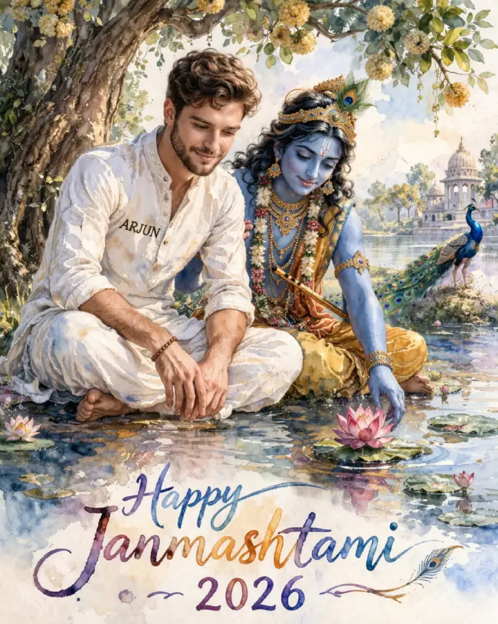 Watercolour devotional AI photo editing prompt 