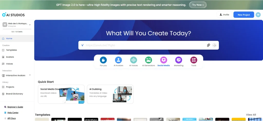 AI Studios Social Media Tools