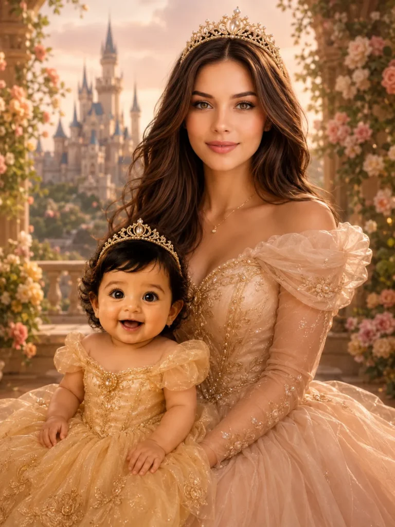 Mother Daughter Royal Portrait
