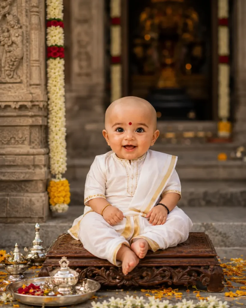 Mundan Ceremony Ai Prompt