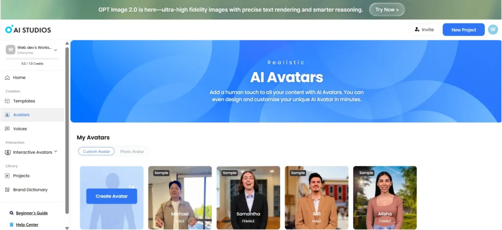 aistudios ai avatars